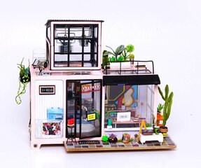 Puidust kokkupandav miniatuur - roombox Kevin's Studio RB011e hind ja info | Klotsid ja konstruktorid | kaup24.ee