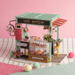 Puidust kokkupandav miniatuur - roombox Ice cream station RBM003e hind ja info | Klotsid ja konstruktorid | kaup24.ee