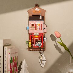 Puidust kokkupandav miniatuur - roombox Love Post Office RDS021e hind ja info | Klotsid ja konstruktorid | kaup24.ee