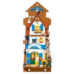 Puidust kokkupandav miniatuur - roombox Island Dream Villa RDS022e hind ja info | Klotsid ja konstruktorid | kaup24.ee