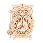 Puidust 3D pusle TM Varvikas - Owl Clock RK004e hind ja info | Klotsid ja konstruktorid | kaup24.ee