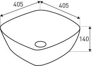 Keraamiline valamu Kerra KR 650 цена и информация | Раковины | kaup24.ee