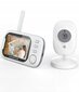 Elektrooniline mobiilne monitor Krexus, valge цена и информация | Beebimonitorid | kaup24.ee