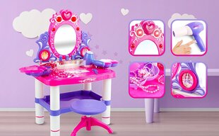 WC-laud koos tooliga ja tarvikutega Light sound KP2798, Kinderplay, roosa hind ja info | Kinderplay Lapsed ja imikud | kaup24.ee