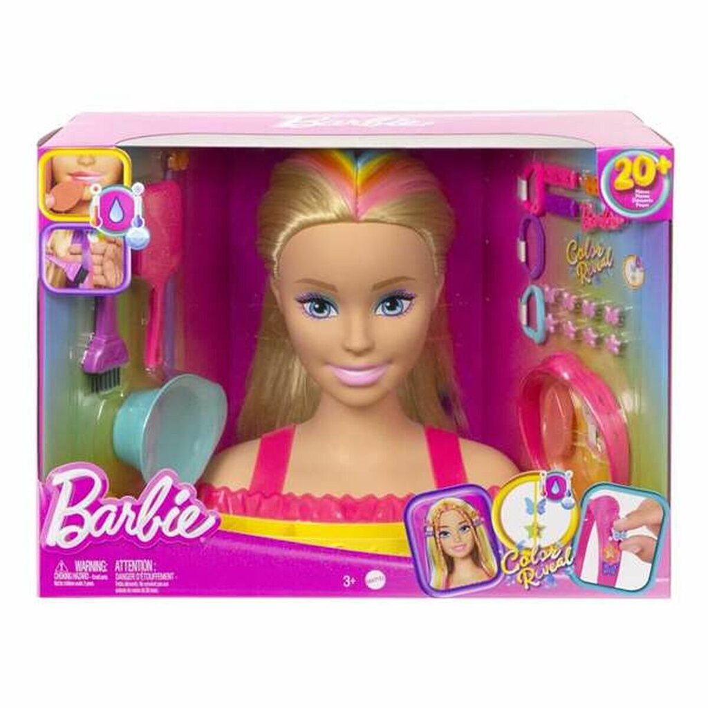 Barbie styling pea muutuv värvikomplekt lastele 20 tükki hind ja info | Tüdrukute mänguasjad | kaup24.ee