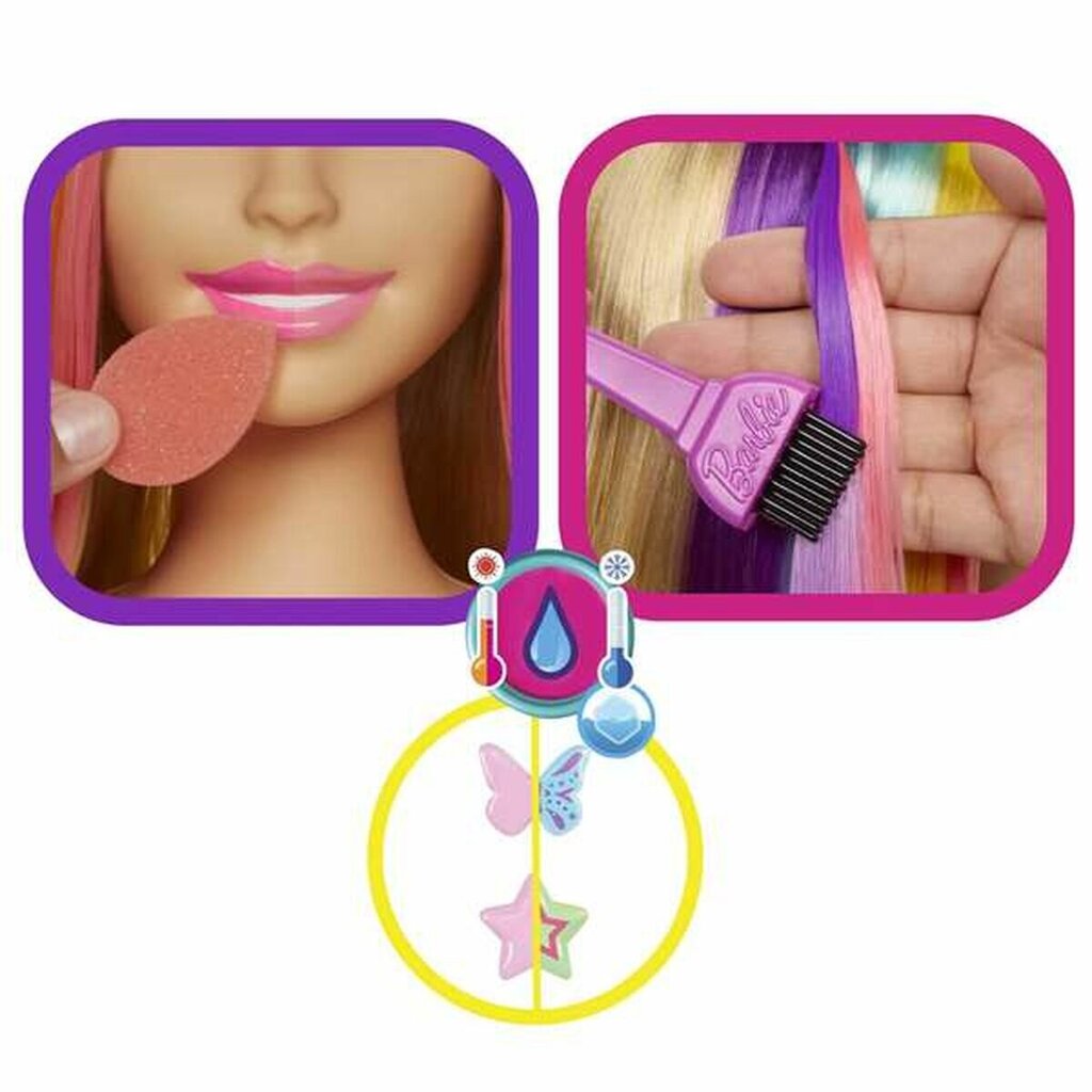 Barbie styling pea muutuv värvikomplekt lastele 20 tükki hind ja info | Tüdrukute mänguasjad | kaup24.ee