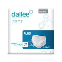 Подгузники для взрослых Dailee Pant Premium Plus S, 14 шт. цена и информация | Подгузники, прокладки, одноразовые пеленки для взрослых | kaup24.ee