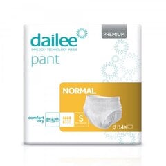 Подгузники для взрослых Dailee Pant Premium Normal S, 14 шт. цена и информация | Подгузники, прокладки, одноразовые пеленки для взрослых | kaup24.ee