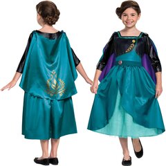 Karnevali kostüüm Disney Frozen Anna 124-135 cm (7-8 aastane) цена и информация | Карнавальные костюмы | kaup24.ee