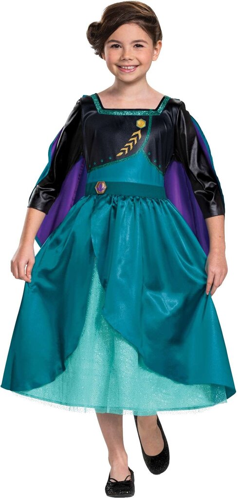 Karnevali kostüüm Disney Frozen Anna 124-135 cm (7-8 aastane) hind ja info | Karnevali kostüümid | kaup24.ee