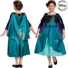 Karnevali kostüüm Disney Frozen Anna 124-135 cm (7-8 aastane) hind ja info | Karnevali kostüümid | kaup24.ee