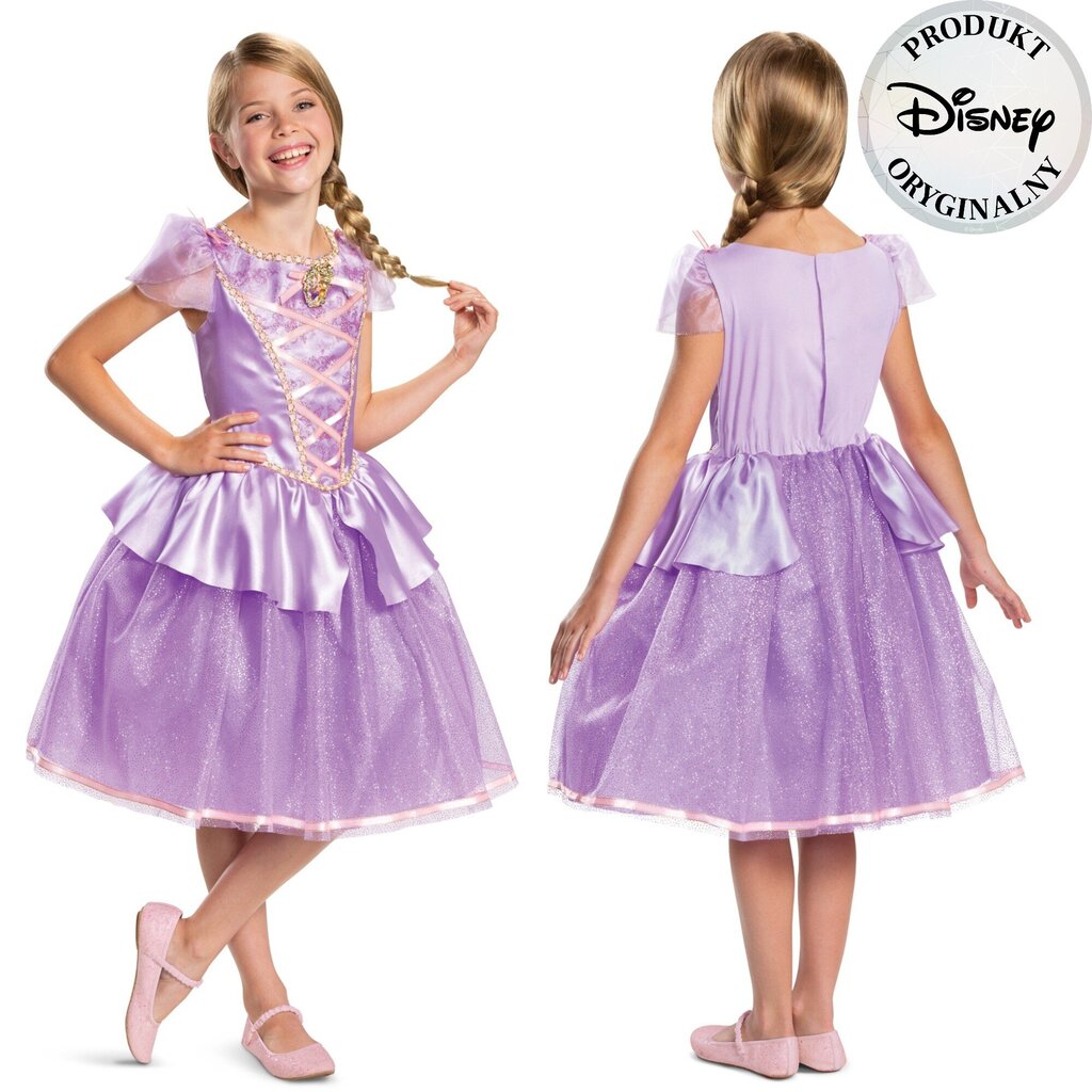 Karnevali kostüüm Disney Rapunzel 109-123 cm 5-6 aastane hind ja info | Karnevali kostüümid | kaup24.ee