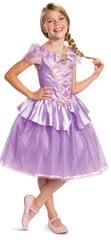 Karnevali kostüüm Disney Rapunzel 109-123 cm 5-6 aastane цена и информация | Карнавальные костюмы | kaup24.ee