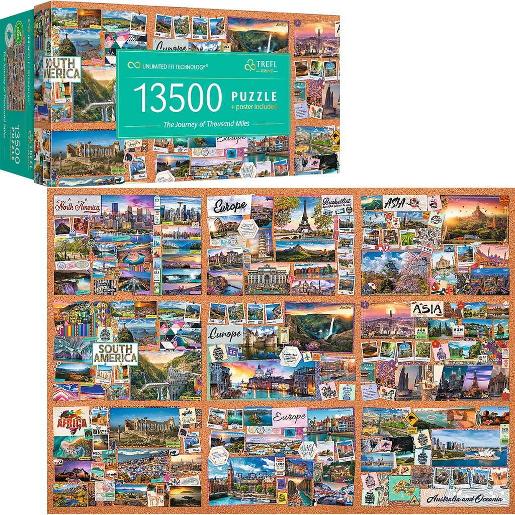 Puzzle Trefl Tuhande miili teekond 13500 tk hind ja info | Pusled | kaup24.ee