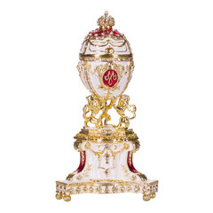 Faberge stiilis Taani kuninglik muna, ehtekarp lõvidega hind ja info | Muud kingitused | kaup24.ee