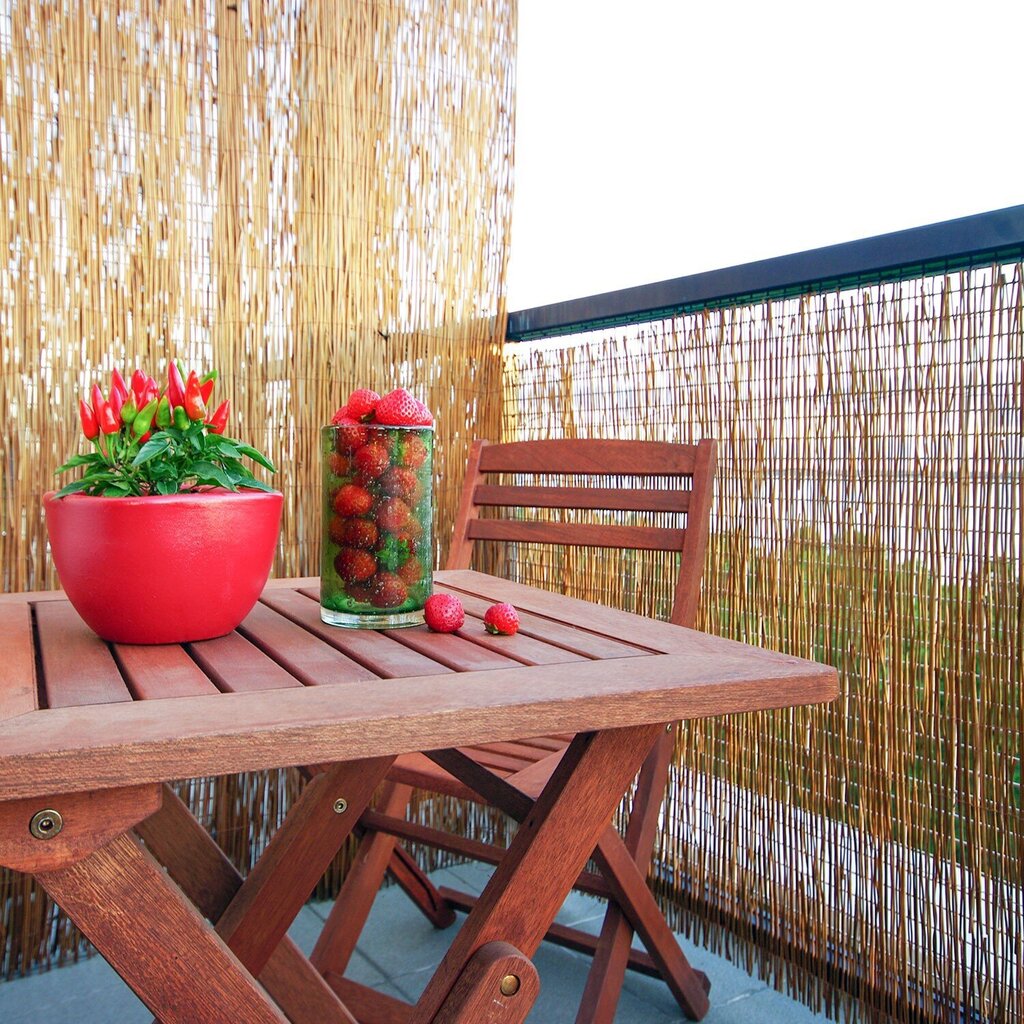 Rull bambusaed IN GARDEN, 2x5m, naturaalne bambus D8/10mm hind ja info | Aiad ja tarvikud | kaup24.ee