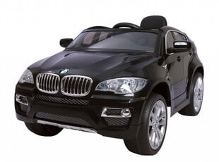 Электромобиль для детей BMW X6, чёрный цена и информация | Электромобили для детей | kaup24.ee