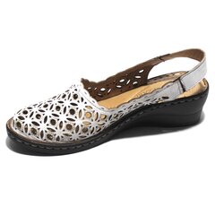 Кожаные туфли LIZZARO 248176, белые цена и информация | Женская обувь | kaup24.ee