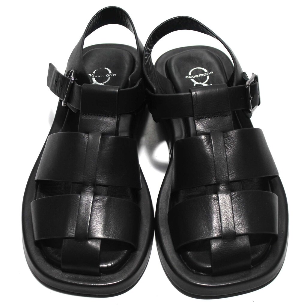 Nahast sandaalid Aquamarin 248211 hind ja info | Naiste sandaalid | kaup24.ee