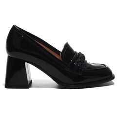 Кожаные туфли SIMEN 248537, черные цена и информация | Туфли женские Saimaoxieye, песочного цвета | kaup24.ee