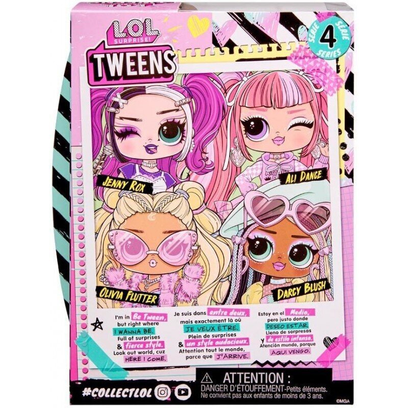 Nukk "LOL Surprise Tweens Darcy Blush Series 4" hind ja info | Tüdrukute mänguasjad | kaup24.ee