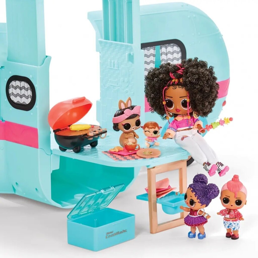 Mängukomplekt "L.O.L. Surprise Glam N Go Camper" цена и информация | Tüdrukute mänguasjad | kaup24.ee