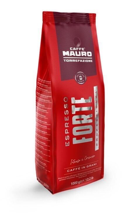 Kohvioad Mauro Espresso Forte 1kg цена и информация | Kohv, kakao | kaup24.ee
