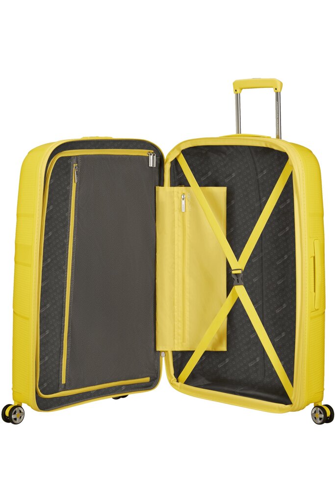 Väike kohver American Tourister Starvibe Spinner S, 55cm, kollane hind ja info | Kohvrid, reisikotid | kaup24.ee