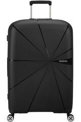 Чемодан для ручной клади American Tourister Starvibe Spinner Black, 55 см цена и информация | Чемоданы, дорожные сумки | kaup24.ee