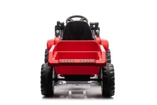 Детский электрический трактор с ковшом и прицепом BW-X002A, красный цена и информация | Электромобили для детей | kaup24.ee