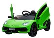 Ühekohaline elektriauto Lamborghini Aventador, roheline hind ja info | Laste elektriautod | kaup24.ee