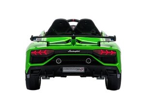 Детский электромобиль Lamborghini Aventador, зеленый цена и информация | Электромобили для детей | kaup24.ee