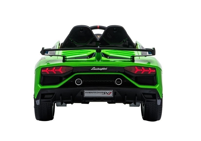 Ühekohaline elektriauto Lamborghini Aventador, roheline hind ja info | Laste elektriautod | kaup24.ee