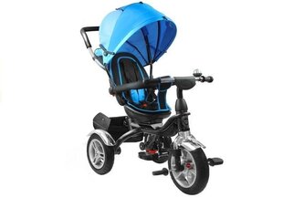 Laste kolmerattaline jalgratas koos varikatusega Tricycle Pro500, sinine hind ja info | Kolmerattalised jalgrattad | kaup24.ee