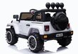 Elektriauto Jeep 4x4 BRD-7588, valge цена и информация | Laste elektriautod | kaup24.ee