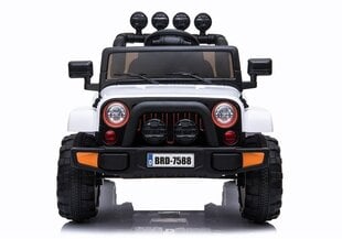 Elektriauto Jeep 4x4 BRD-7588, valge hind ja info | Laste elektriautod | kaup24.ee