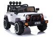 Elektriauto Jeep 4x4 BRD-7588, valge цена и информация | Laste elektriautod | kaup24.ee