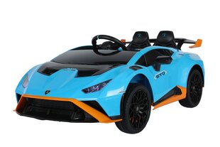 Одноместный электромобиль Lamborghini STO DRIFT, синий цена и информация | Электромобили для детей | kaup24.ee