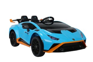 Одноместный электромобиль Lamborghini STO DRIFT, синий цена и информация | Электромобили для детей | kaup24.ee