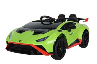 Ühekohaline elektriauto Lamborghini Sto Drift, roheline hind ja info | Laste elektriautod | kaup24.ee