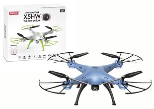 RC droon X5HW Syma, sinine цена и информация | Игрушки для мальчиков | kaup24.ee