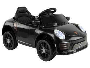 Porsche WMT-666, детский одноместный электромобиль, черный цена и информация | Электромобили для детей | kaup24.ee