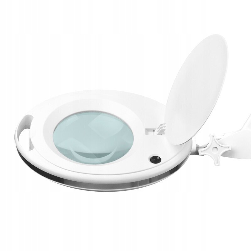 Kosmetoloogiline LED-lamp koos luubiga 5D 10W White hind ja info | Laualambid | kaup24.ee