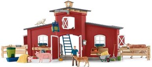 Mängukomplekt Farm World Schleich 42606 punane Laut hind ja info | Poiste mänguasjad | kaup24.ee