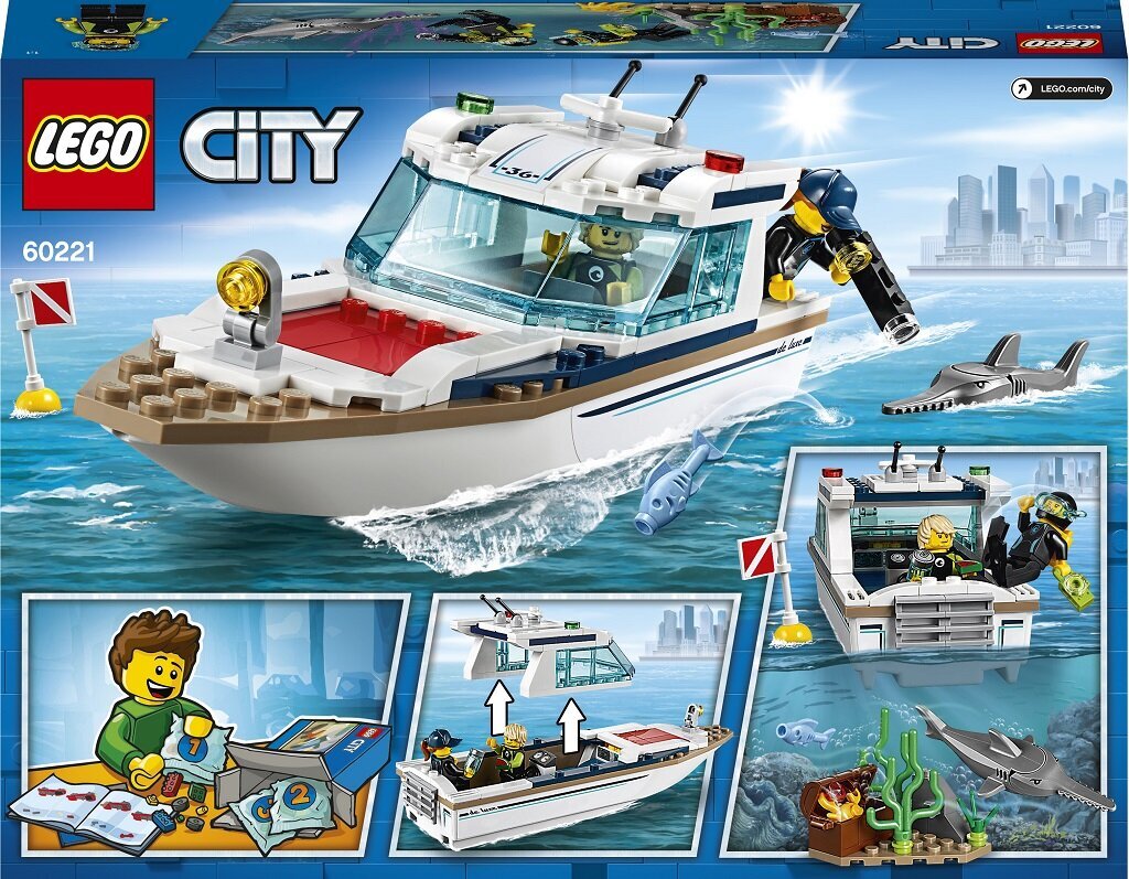 60221 LEGO® City Sukeldumisjaht hind ja info | Klotsid ja konstruktorid | kaup24.ee