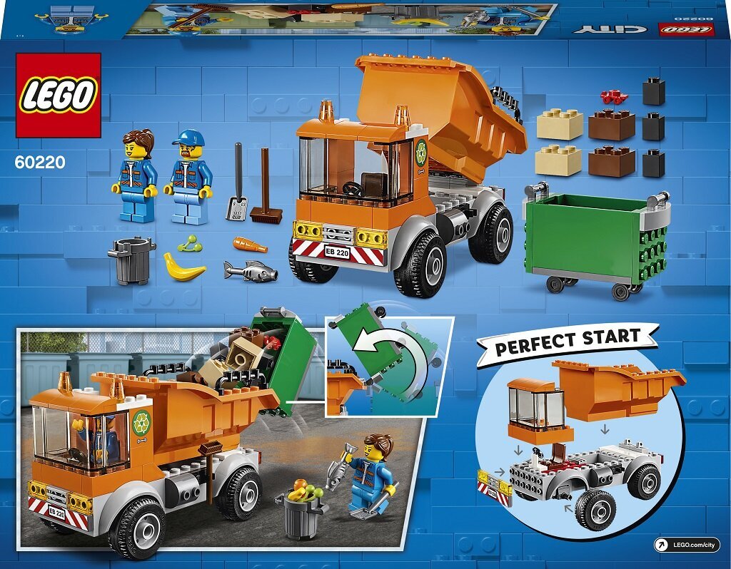 60220 LEGO® City Prügiauto hind ja info | Klotsid ja konstruktorid | kaup24.ee