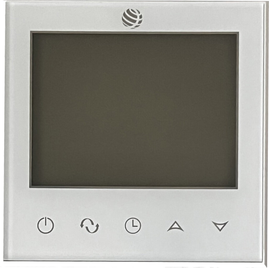 Põrandakütte küttetermostaat suure LCD-ekraaniga ja Wi-Fi-ga, valge цена и информация | Tarvikud kaminatele ja ahjudele | kaup24.ee