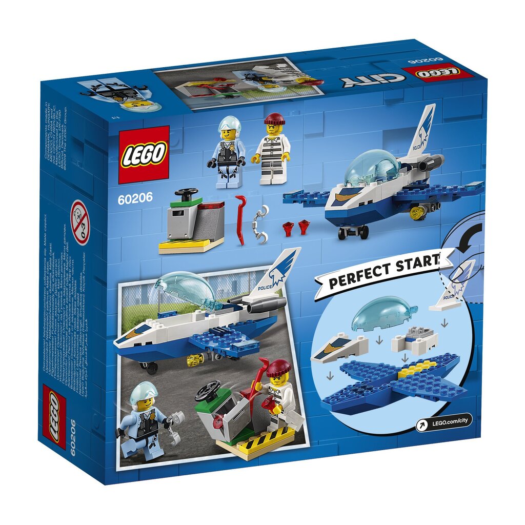 60206 LEGO® City Õhupolitsei reaktiivpatrull hind ja info | Klotsid ja konstruktorid | kaup24.ee