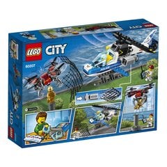 60207 LEGO® City Tagaajamine õhupolitsei droonidega цена и информация | Конструкторы и кубики | kaup24.ee