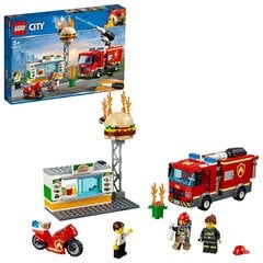 60214 LEGO® City Fire Burgerikohviku tulekahju kustutamine цена и информация | Конструкторы и кубики | kaup24.ee